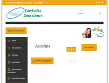 Tablet Screenshot of cambadoszonacentro.com